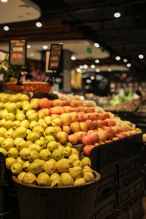 香梨、苹果与茶叶 商场超市商品摄影的艺术与技巧